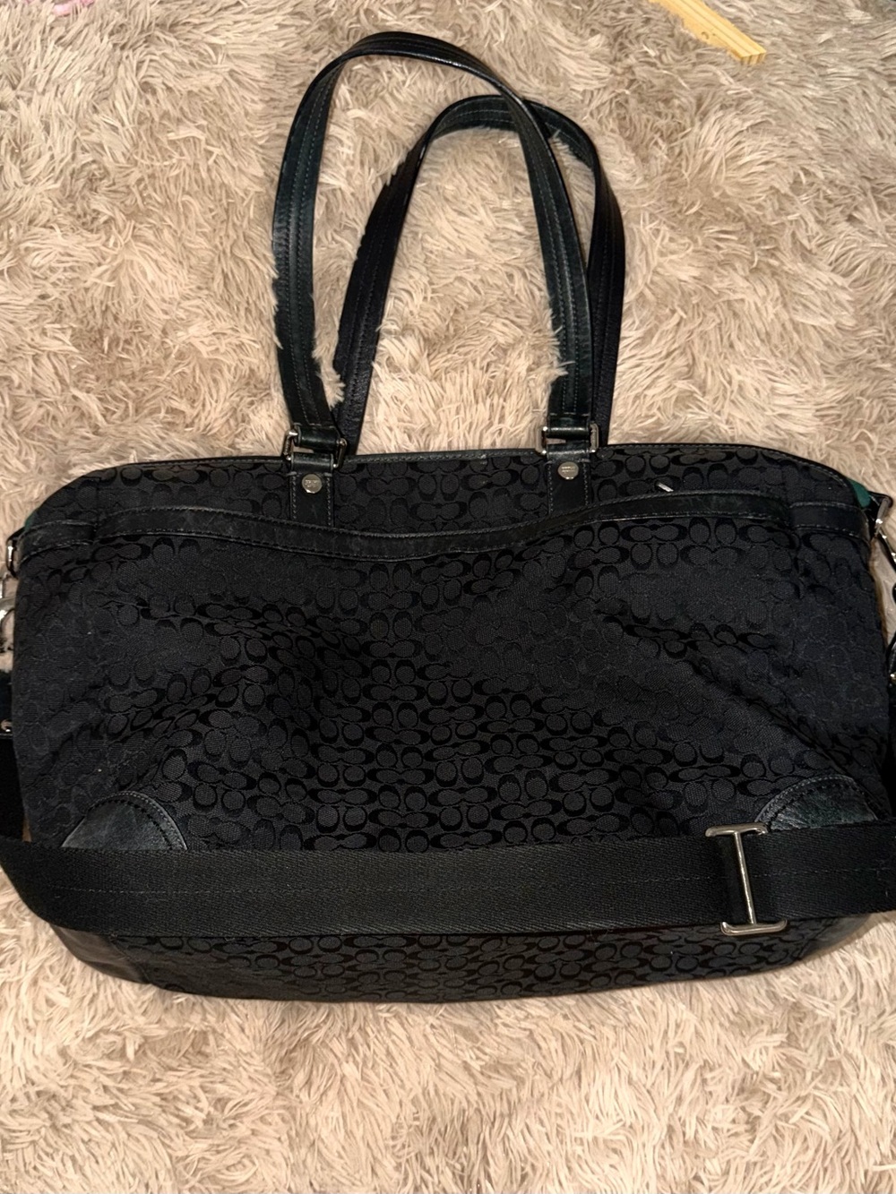 Coach Signature C Monogram Tote Bag